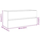 thumbnail of vidaXL Waschbeckenschrank Sonoma-Eiche 100x38,5x45 cm Holzwerkstoff