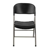 thumbnail of Bolero klapstoelen van kunststof en staal in zwart, 2 stuks