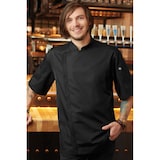 thumbnail of Chef Works® Kochjacke SPRINGFIELD COOL VENT & lite, Reißverschluss, Schwarz, Größe XS