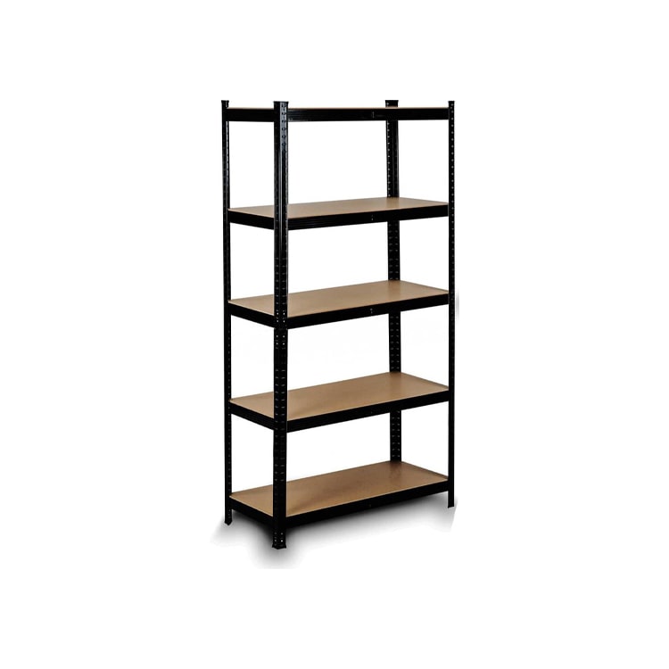 Profeco heavy duty opbergrek 180x90 cm - Stellingkast - 5 planks x 175kg - Zwart