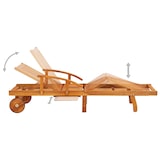 thumbnail of Helloshop26 - Lot de 2 transats chaise longue bain de soleil lit de jardin terrasse meuble d'extérieur avec table et coussins acacia 02_0012109