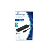 thumbnail of MediaRange MRCS508 Verteiler USB Type-C™ auf USB 3.0 Verteiler 1:4