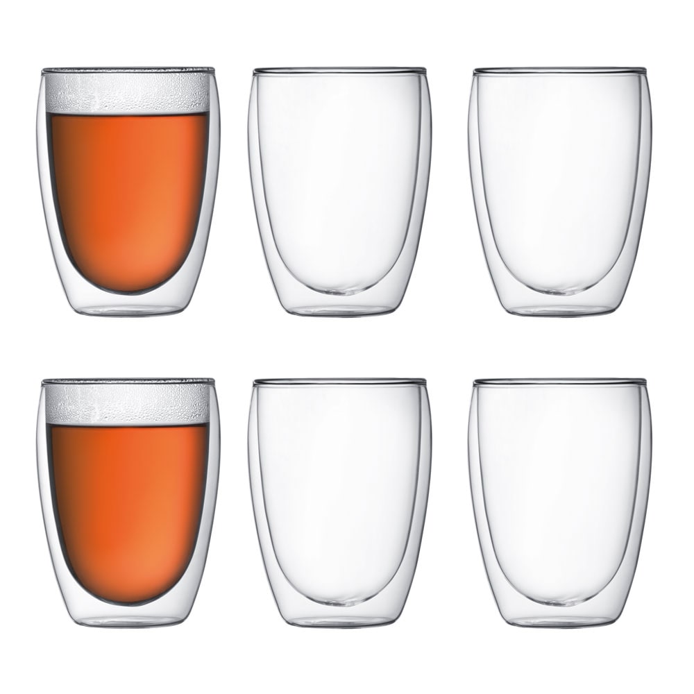 BODUM gobelet verre transparent 35 cl x6