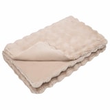 thumbnail of vidaXL Kunstfell Kaninchenfell Decke Olite 4 pcs Beige 130 x 150 cm