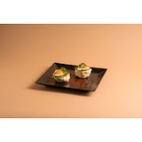 thumbnail of METRO Professional Assiette plate Macario, grès, 26 x 26 cm, carrée, noire, 6 pièces