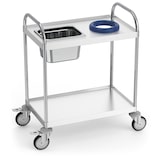 thumbnail of Carrinho de coleção com 2 prateleiras de 1235x535x975 mm.