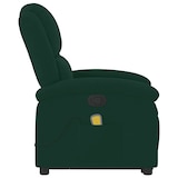 thumbnail of vidaXL Massagesessel mit Aufstehhilfe Dunkelgrün Samt
