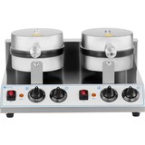 thumbnail of Royal Catering Doppel-Waffeleisen - rund- 2,600 W