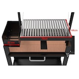 thumbnail of IMOR® Barbecue com Braseiro para Carvão e Lenha Modelo LENAGRILL ROUND GRILL