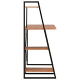 thumbnail of Bureau avec étagère Noir et marron 102x50x117 cm Modèle Atlas Épuré
