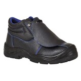 thumbnail of Portwest - Chaussures de sécurité mi-hautes avec protection du métatarse en cuir fendu embout acier S3 Noir Taille 48
