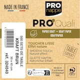 thumbnail of METRO Professional - 3000 sets de table jetable en papier lisse effet nature - Format 30X40 cm - couleur kraft brun - 6 paquets de 500