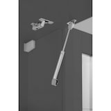 thumbnail of Dmora Wohnzimmermöbel Donatello, TV-Wohnzimmer-Set, Mehrzweck-Wohnzimmermöbel mit Vitrine und LED-Licht, 100% Made in Italy, cm 260x30h180, Anthrazit