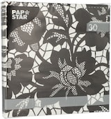 thumbnail of 360 Servietten, 3-lagig 1/4-Falz 33 cm x 33 cm schwarz Rich Lace