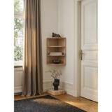 thumbnail of Eckregal Sonoma 30x60x30 cm WL5.842 Holz Wandregal Eck Hängeregal, Holzregal für die Wand Hoch, Wandboard Freischwebend, Design Dekoregal mit runder