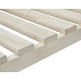 thumbnail of Niederflurbett metallfrei 180x200 Futon metallfreier Lattenrost, Fichte unbehandelt V-60.97-18 ohne Zubehör