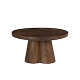 thumbnail of SIT Möbel Mesa de centro Ø 80 cm | redonda | manga maciça, castanha | L 80 x P 80 x A 40 cm