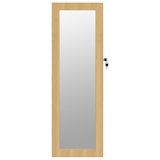 thumbnail of Helloshop26 - Armoire à bijoux meuble rangement organisateur chambre vestiaire salle de bain avec miroir murale 30 x 8,5 x 90 cm 02_0022827