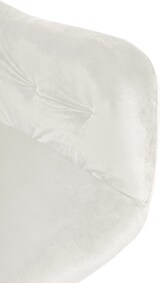 thumbnail of CHEFGASTRO Esszimmerstuhl AEGEAN Samt HxBxT 82x59x62cm Samt Creme Küchenstuhl