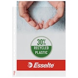 thumbnail of Esselte Prospekthülle  DIN A4 Genarbt Transparent 70 Mikron PP (Polypropylen) Öffnung oben 11 Löcher 237520T 100 Stück