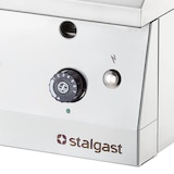 thumbnail of Stalgast verchromte Gas-Griddleplatte als Tischgerät, 400x700 mm, gerillte Grillfläche, Serie 700 ND