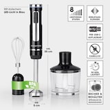 thumbnail of GOURMETmaxx Akku-Stabmixer - XL-Zubehör-Set - kabellos mixen, pürieren, schlagen