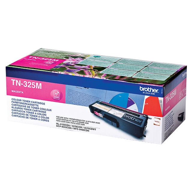 Brother TN325 Magenta Cartucho de Toner Original - TN325M
