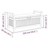 thumbnail of Helloshop26 - Banco de jardim mobiliário de exterior para pátio terraço com arrumação e almofada 126 x 50 x 60 cm madeira de acácia 02_0011807