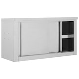 thumbnail of vidaXL Wandhängeschrank mit Schiebetüren 90×40×50 cm Edelstahl