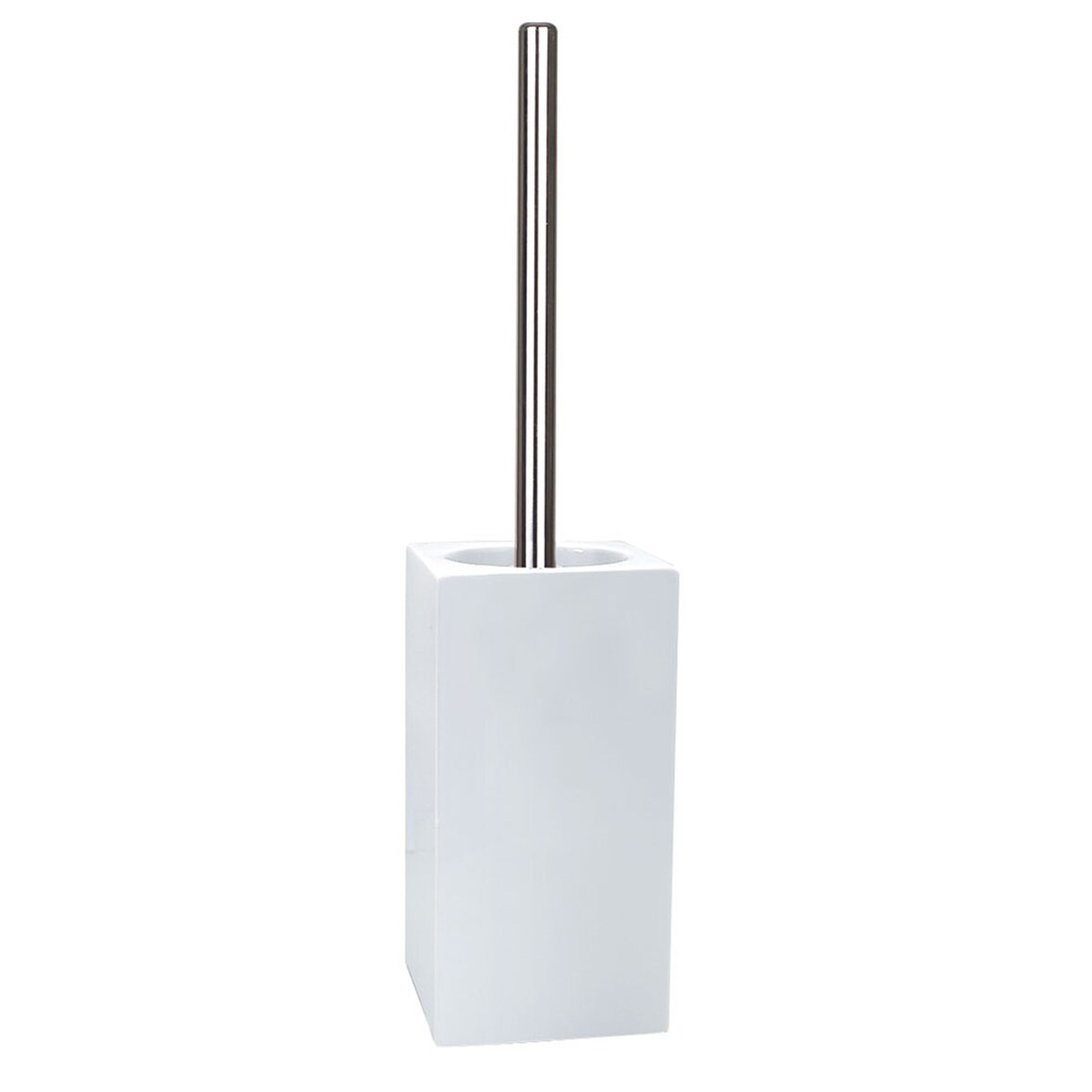 Spirella - Coleção Quadro, Escova de banheiro 45,0x11,5x11,5cm, Porcelana, Branco