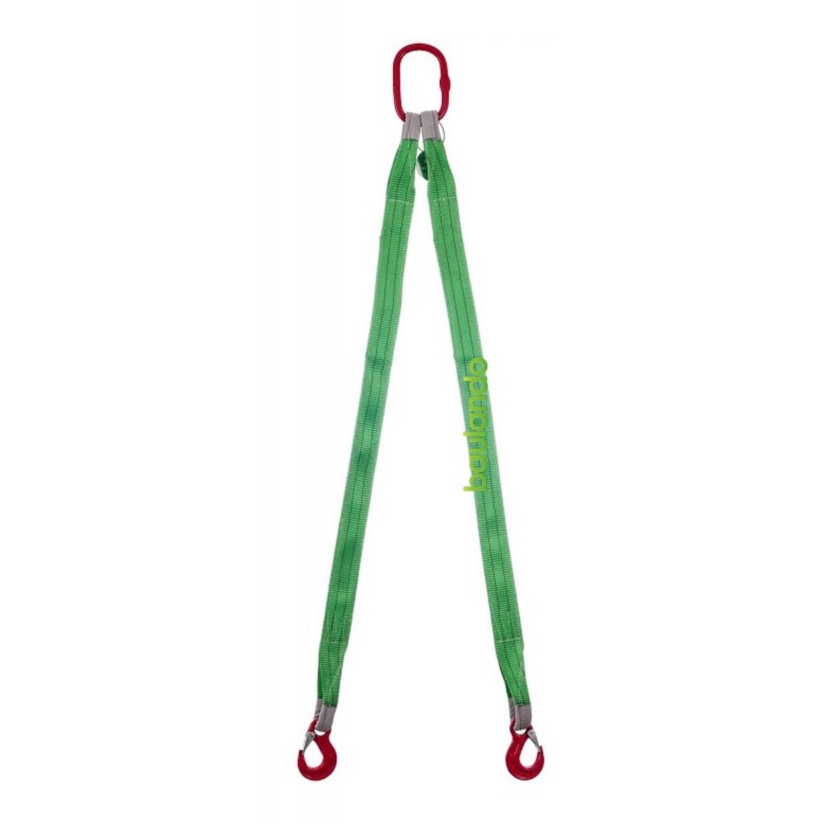 Hebebandgehänge 2 Strang 1400 kg 3 Meter Ösenhaken, Anschlagkette