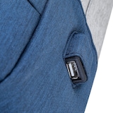 thumbnail of rivacase 7562 grey/dark blue anti-theft Laptop backpack 15.6