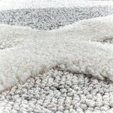 thumbnail of Carpetsale24 Teppich Rund 200 cm Grau, Hochflor Wohnzimmer Teppich, Weich & Flauschig, Skandinavisch Boho Stil, Langflor Shaggy, Boho Design