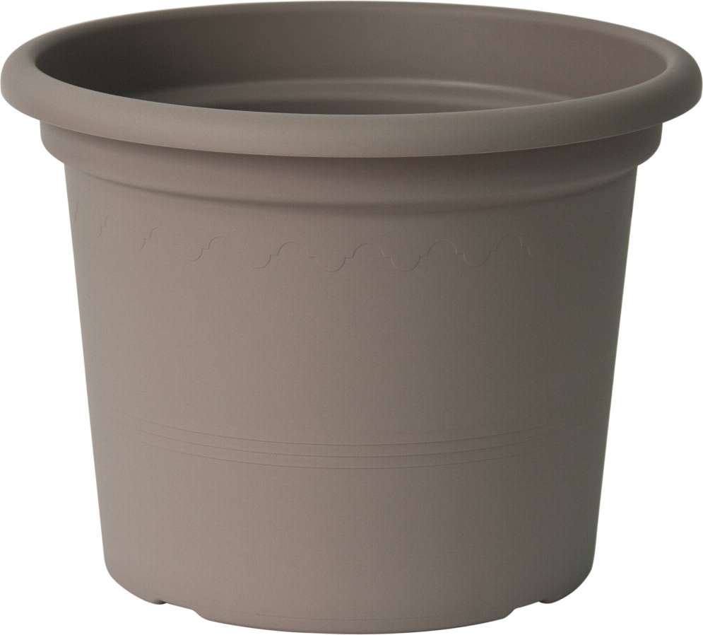 EURO3PLAST Pflanzkübel GEO Ø 40 cm taupe