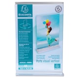thumbnail of Exacompta 86158D 30x Tischaufsteller A6 T-Form Hochformat - Kristall