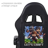 thumbnail of Amstrad AMS-900-LED-CRAFTER - Fauteuil  noir et gris - Serigraphie "CRAFTER" - Eclairage LED 366 effets - Télécommande