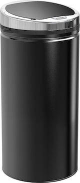 thumbnail of Sensor-Mülleimer Stahl Schwarz 30,5x30,5x68 cm, 42 L, mit Bewegungssensor und herausnehmbarem Inneneimer