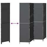 thumbnail of vidaXL Raumteiler Schwarz 195 x 180 cm Poly-Rattan