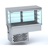 thumbnail of Combisteel inbouwkoelvitrine 4/1 GN – rechthoekig, gesloten, LED, ventilatorgestuurde koeling