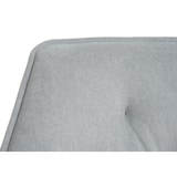 thumbnail of Juego de 2 sillas de comedor HWC-L80, silla de cocina silla tapizada con reposabrazos, giratoria, metal tela/textil ~ gris claro