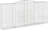 thumbnail of vidaXL Gabionen mit Hochbogen 4 Stk. 400x50x180/200cm Verzinktes Eisen