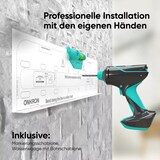 thumbnail of ONKRON feste TV-Wandhalterung für 35-65 Zoll TVs (bis 68 kg), ultra-slim, flach, VESA 75x75-400x400, schwarz, Modell FM5-B