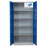 thumbnail of PROREGAL Stahlschrank BEE mit 9 lackierten Fachböden | HxBxT 195x92x50cm | Grau-Blau | Werkstattschrank Werkzeugschrank Aktenschrank Universalschrank