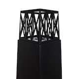 thumbnail of Camino a bioetanolo da giardino per esterno Vulcano Nero 40x40x145