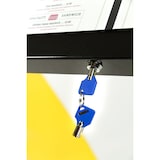 thumbnail of Securit® Black Star Display di informazione LED, set - LED bianchi - Cavo da 5m incl. o usa una batteria - Mostra 4xA4