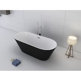 thumbnail of Badewanne Design LAUSANNE II schwarz Freistehend