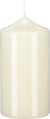 thumbnail of Kerzen Stumpenkerzen Klarlack Hochglanz Elfenbein, 150 x 60 mm, 4 Stück