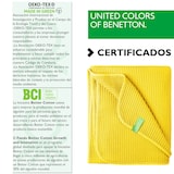 thumbnail of Benetton - Cobertor 140x190cm 200gsm 100% algodão amarelo