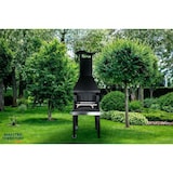 thumbnail of MF - Barbecue argentino da giardino a legna e carbone modello Coven nero con tavolo