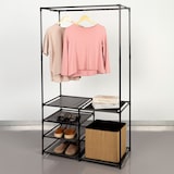 thumbnail of Max Home Armário aberto 4 prateleiras em tecido 87x45x158 cm